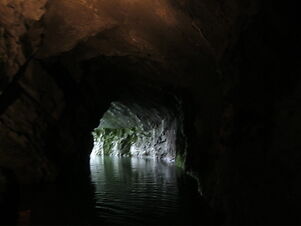 photo shows the inside of Penns Cave